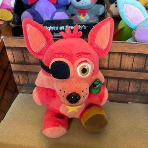 Funko FNAF 6” Pizzaria Simulator wave Rockstar Foxy plushie. NWOT